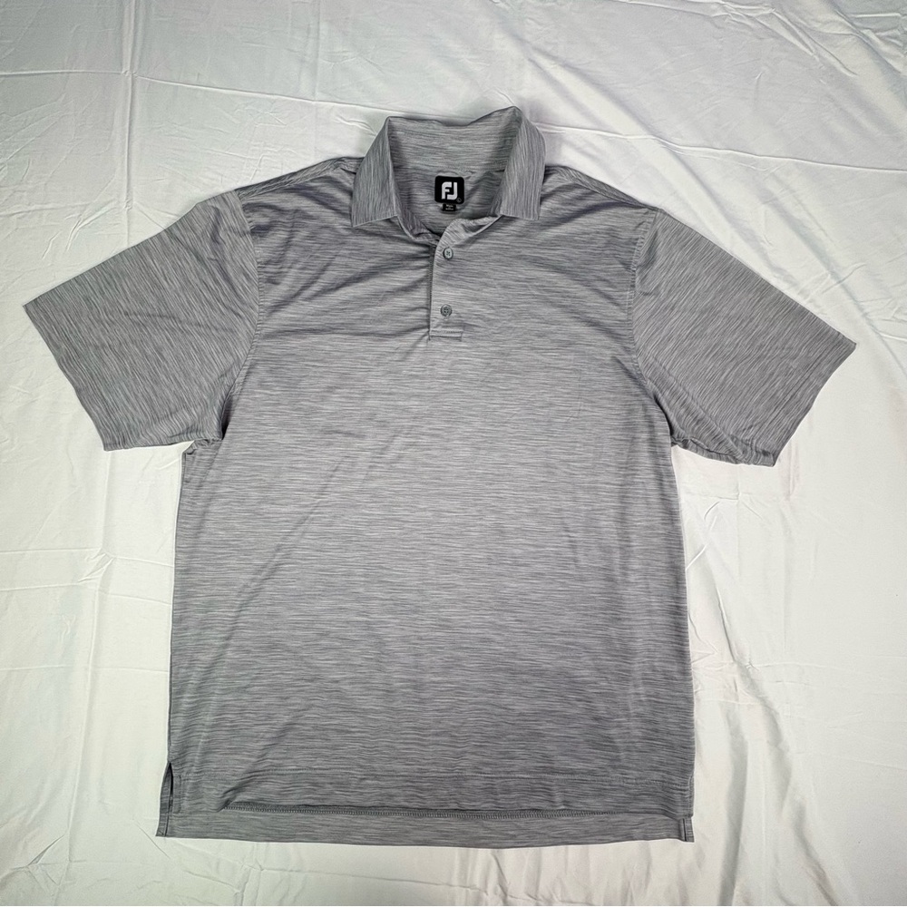 Gray Men's FootJoy  Polo Shirt Size Large